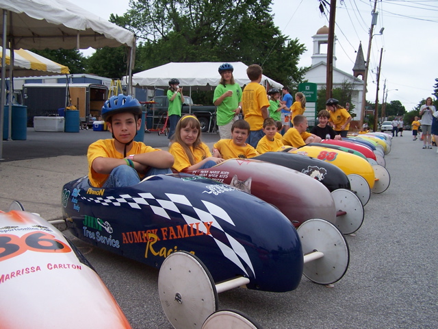 Drivers in the pits